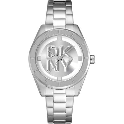 DKNY DK1L016M0045 Damenuhr Chambers Midi Silver 34mm 5ATM DKNY DK1L016M0045 Damenuhr Chambers Midi Silver 34mm 5ATM
