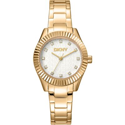 DKNY DK1L017M0055 Damenuhr Chambers Glitz Gold 30mm 5ATM DKNY DK1L017M0055 Damenuhr Chambers Glitz Gold 30mm 5ATM