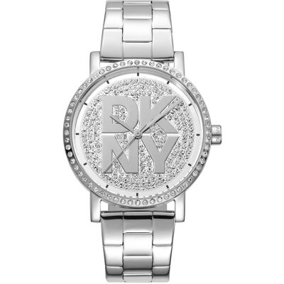 DKNY DK1L035M0205 Damenuhr Soho Logo Silver 36mm 5ATM DKNY DK1L035M0205 Damenuhr Soho Logo Silver 36mm 5ATM