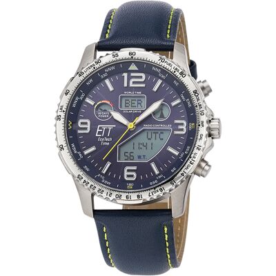 ECO ETT EGT-11574-31L Herrenuhr Solar Titan Funkuhr 43mm 10ATM ECO ETT EGT-11574-31L Herrenuhr Solar Titan Funkuhr 43mm 10ATM