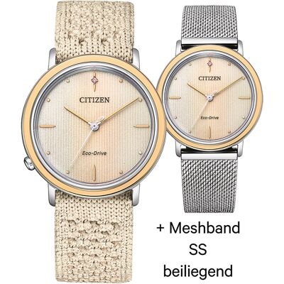 Citizen EM1006-40A Eco-Drive Elegance Ambiluna Damenuhr 34mm 5ATM Citizen EM1006-40A Eco-Drive Elegance Ambiluna Damenuhr 34mm 5ATM