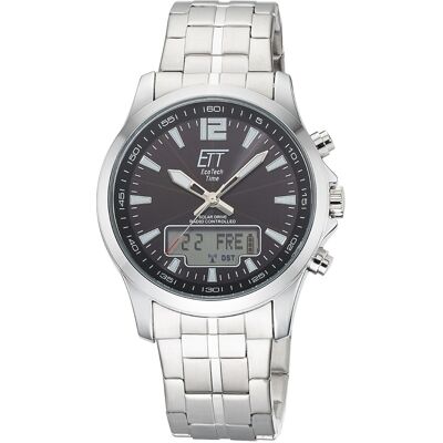 ETT Eco Tech Time EGA-11715-21M Herrenuhr Funk Solar Drive Professional Chronograph 45mm 5ATM ETT Eco Tech Time EGA-11715-21M Herrenuhr Funk Solar Drive Professional Chronograph 45mm 5ATM