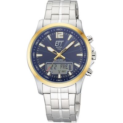 ETT Eco Tech Time EGA-11717-31M Herrenuhr Funk Solar Drive Professional Chronograph 45mm 5ATM ETT Eco Tech Time EGA-11717-31M Herrenuhr Funk Solar Drive Professional Chronograph 45mm 5ATM