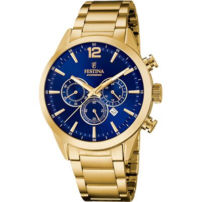 Festina F20633/2 Timeless Chronograph Herrenuhr 44mm 5ATM Festina F20633/2 Timeless Chronograph Herrenuhr 44mm 5ATM