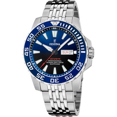 Festina F20661/1 Diver Herrenuhr Taucheruhr 45mm 20ATM Festina F20661/1 Diver Herrenuhr Taucheruhr 45mm 20ATM