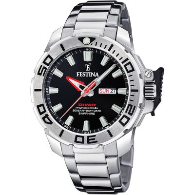 Festina F20665/4 Diver Herrenuhr Taucheruhr 46mm 20ATM Festina F20665/4 Diver Herrenuhr Taucheruhr 46mm 20ATM