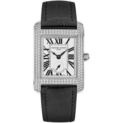 Frederique Constant FC-235S2D6 Damenuhr Klassik Karree 158 Diamanten 25mm 3ATM Frederique Constant FC-235S2D6 Damenuhr Klassik Karree 158 Diamanten 25mm 3ATM