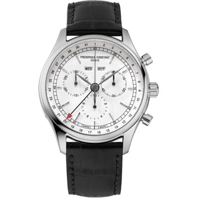 Frederique Constant FC-296SW5B6 Triple Calender Chronograph Herrenuhr 40mm 5ATM Frederique Constant FC-296SW5B6 Triple Calender Chronograph Herrenuhr 40mm 5ATM