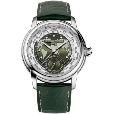 Frederique Constant FC-718KWM4H6 Herrenuhr Classic Worldtimer Automatik 42mm Frederique Constant FC-718KWM4H6 Herrenuhr Classic Worldtimer Automatik 42mm