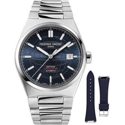 Frederique Constant FC-303BL3NH6B Herrenuhr Highlife Automatic COSC Chronometer 39mm 10ATM Frederique Constant FC-303BL3NH6B Herrenuhr Highlife Automatic COSC Chronometer 39mm 10ATM