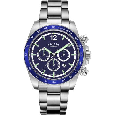 Rotary GB05440/05 Henley Chronograph Herrenuhr 41mm 10ATM Rotary GB05440/05 Henley Chronograph Herrenuhr 41mm 10ATM