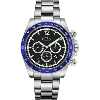 Rotary GB05440/72 Henley Chronograph Herrenuhr 41mm 10ATM Rotary GB05440/72 Henley Chronograph Herrenuhr 41mm 10ATM