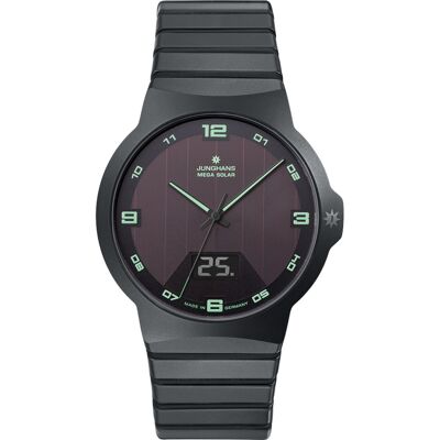 Junghans 18/1436.44 Herrenuhr Force Mega Solar 40mm 5ATM Junghans 18/1436.44 Herrenuhr Force Mega Solar 40mm 5ATM