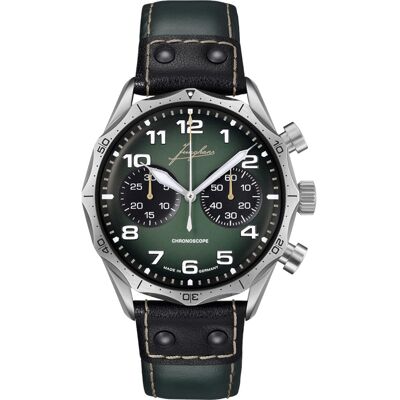 Junghans 27/3492.00 Herrenuhr Pilot Chronoscope Automatik 43mm 10ATM Junghans 27/3492.00 Herrenuhr Pilot Chronoscope Automatik 43mm 10ATM