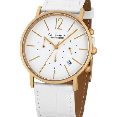 Jacques Lemans LP-123P La Passion Chronograph Unisex Uhr 40mm Jacques Lemans LP-123P La Passion Chronograph Unisex Uhr 40mm