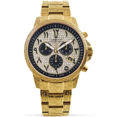 Louis XVI LXVI1096 Palais Royale Arabic Chronograph Herrenuhr 43mm 10ATM Louis XVI LXVI1096 Palais Royale Arabic Chronograph Herrenuhr 43mm 10ATM