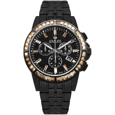 Louis XVI LXVI1183 Herrenuhr Majesté Frosted Iced Out Chronograph 43mm 10ATM Louis XVI LXVI1183 Herrenuhr Majesté Frosted Iced Out Chronograph 43mm 10ATM