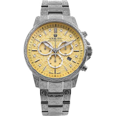 Louis XVI LXVI1828 Herrenuhr Palais Royale 2.0 Diamond Chronograph 43mm 10ATM Louis XVI LXVI1828 Herrenuhr Palais Royale 2.0 Diamond Chronograph 43mm 10ATM