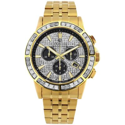 Louis XVI XLXVI1130 Herrenuhr Majesté Iced Out Baguette Chronograph 43mm 5ATM Louis XVI XLXVI1130 Herrenuhr Majesté Iced Out Baguette Chronograph 43mm 5ATM