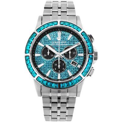 Louis XVI XLXVI1135 Herrenuhr Majesté Iced Out Baguette Chronograph 43mm 5ATM Louis XVI XLXVI1135 Herrenuhr Majesté Iced Out Baguette Chronograph 43mm 5ATM
