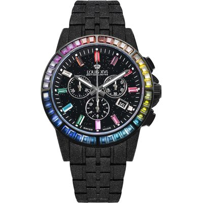 Louis XVI LXVI1129 Herrenuhr Majeste Frosted Iced Out Chrono Louis XVI LXVI1129 Herrenuhr Majeste Frosted Iced Out Chrono