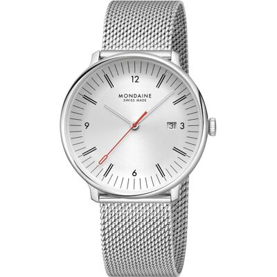 Mondaine MLE.41210.SM Herrenuhr Doppio 41mm 5ATM Mondaine MLE.41210.SM Herrenuhr Doppio 41mm 5ATM