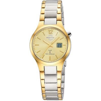 Master Time MTLA-10915-61M Damenuhr Lady Line Funkuhr 33mm 3ATM Master Time MTLA-10915-61M Damenuhr Lady Line Funkuhr 33mm 3ATM