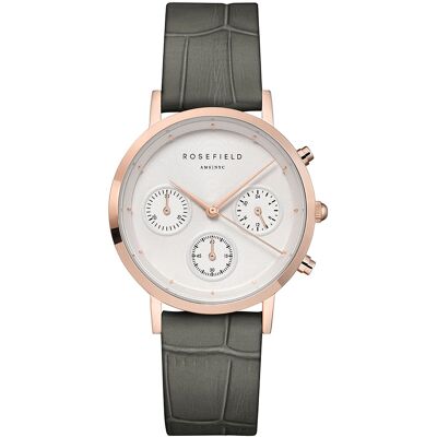 Rosefield NCGRG-N95 The Gabby Chronograph Damenuhr 33mm Rosefield NCGRG-N95 The Gabby Chronograph Damenuhr 33mm