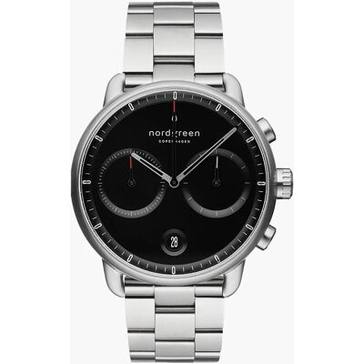 Nordgreen PI42SI3LSIBL Herrenuhr Pioneer Chronograph 42mm 10ATM Nordgreen PI42SI3LSIBL Herrenuhr Pioneer Chronograph 42mm 10ATM