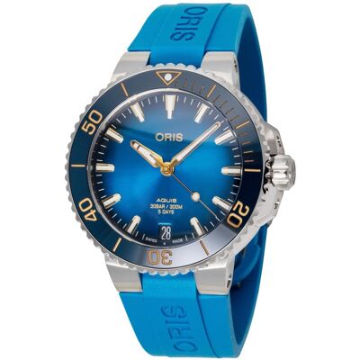 Oris 01 400 7769 4125-07 4 22 75FC Herrenuhr Aquis Date Automatik 41,5mm 30ATM Oris 01 400 7769 4125-07 4 22 75FC Herrenuhr Aquis Date Automatik 41,5mm 30ATM