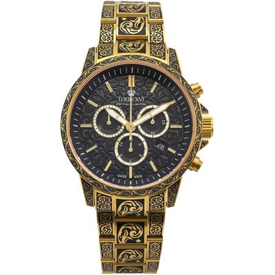 Louis XVI LXVI1700 Herrenuhr Palais Royale inked Chronograph 43mm 10ATM Louis XVI LXVI1700 Herrenuhr Palais Royale inked Chronograph 43mm 10ATM