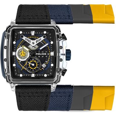 Police PEWGC00770X1 Herrenuhr Clout Set Chrono 43mm 3ATM Police PEWGC00770X1 Herrenuhr Clout Set Chrono 43mm 3ATM
