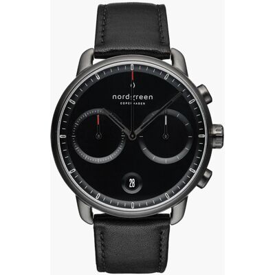 Nordgreen PI42GMLEBLBL Herrenuhr Pioneer Chronograph 42mm 10ATM Nordgreen PI42GMLEBLBL Herrenuhr Pioneer Chronograph 42mm 10ATM
