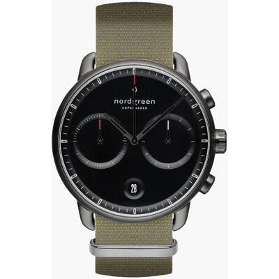 Nordgreen PI42GMNYAGBL Herrenuhr Pioneer Chronograph 42mm 10ATM Nordgreen PI42GMNYAGBL Herrenuhr Pioneer Chronograph 42mm 10ATM