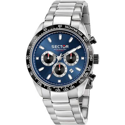 Sector R3273786014 Serie 245 Chronograph Herrenuhr 45mm 10ATM Sector R3273786014 Serie 245 Chronograph Herrenuhr 45mm 10ATM