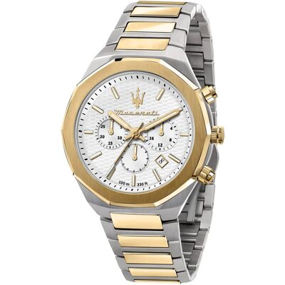 Maserati R8873642009 Stile Chronograph Herrenuhr 45mm 10ATM Maserati R8873642009 Stile Chronograph Herrenuhr 45mm 10ATM
