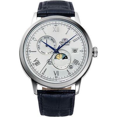 Orient RA-AK0802S30B Sun and Moon Automatik Herrenuhr 41mm 3ATM Orient RA-AK0802S30B Sun and Moon Automatik Herrenuhr 41mm 3ATM