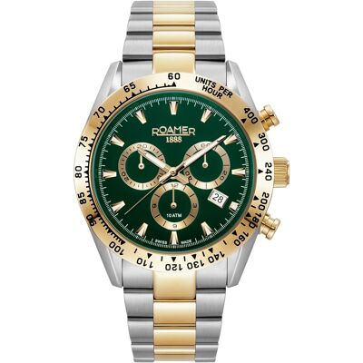 Roamer 850837 47 75 20 Herrenuhr Monza 100 Chronograph 42mm 10ATM Roamer 850837 47 75 20 Herrenuhr Monza 100 Chronograph 42mm 10ATM