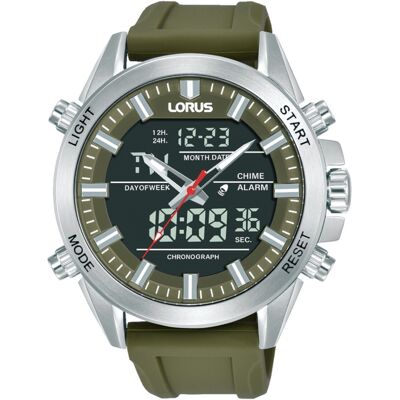 Lorus RW669AX9 Herrenuhr Analog-Digital Alarm Chronograph 45mm 10ATM Lorus RW669AX9 Herrenuhr Analog-Digital Alarm Chronograph 45mm 10ATM