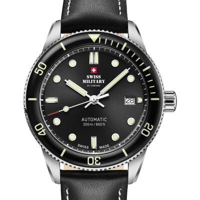 Swiss Military by Chrono Swiss Military SMA34106.05 Herrenuhr Automatik Taucheruhr Swiss Military by Chrono Swiss Military SMA34106.05 Herrenuhr Automatik Taucheruhr