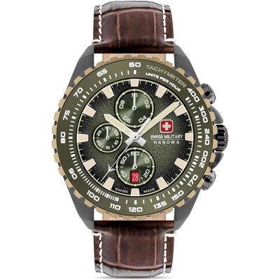 Swiss Military Hanowa SMWGC0001840 Herrenuhr Stone Marten Chrono 45mm 10ATM Swiss Military Hanowa SMWGC0001840 Herrenuhr Stone Marten Chrono 45mm 10ATM