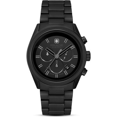 Swiss Military Hanowa SMWGI0004230 Herrenuhr Navalus Pro Chrono Stealth 43mm 10ATM Swiss Military Hanowa SMWGI0004230 Herrenuhr Navalus Pro Chrono Stealth 43mm 10ATM