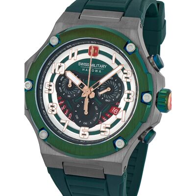 Swiss Military Hanowa SMWGO0000640 Mission X4 Chronograph Herrenuhr 44mm 10ATM Swiss Military Hanowa SMWGO0000640 Mission X4 Chronograph Herrenuhr 44mm 10ATM