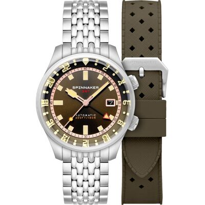 Spinnaker SP-5121-22 Herren Uhr Bradner GMT Automatik - Armbanduhr Spinnaker SP-5121-22 Herren Uhr Bradner GMT Automatik - Armbanduhr