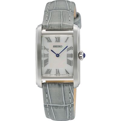Seiko SWR099P1 Damenuhr Classic Quarz Eckig 22mm 5ATM Seiko SWR099P1 Damenuhr Classic Quarz Eckig 22mm 5ATM
