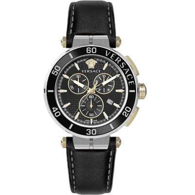 Versace VE3L00222 Greca Chronograph Herrenuhr 45mm 5ATM Versace VE3L00222 Greca Chronograph Herrenuhr 45mm 5ATM