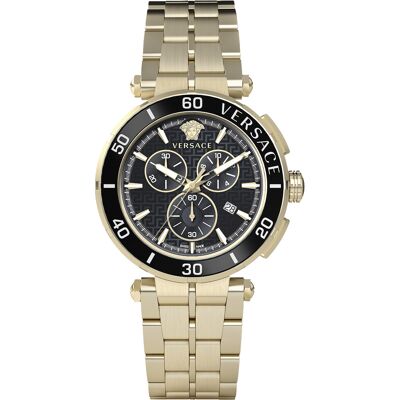 Versace VE3L00522 Greca Chronograph Herrenuhr 45mm 5ATM Versace VE3L00522 Greca Chronograph Herrenuhr 45mm 5ATM