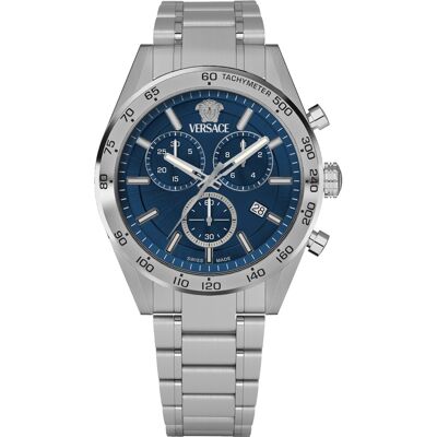 Versace VE0CA0124 Herrenuhr V-Code Chrono 41mm 5ATM Versace VE0CA0124 Herrenuhr V-Code Chrono 41mm 5ATM