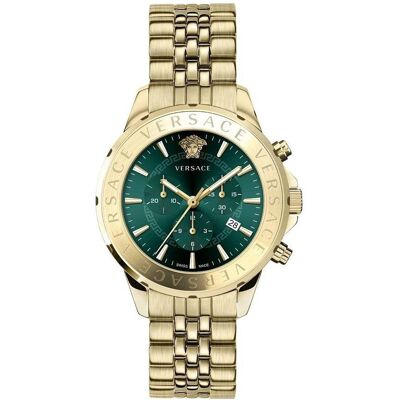 Versace VEV600619 Signature Chronograph Herrenuhr 44mm 5ATM Versace VEV600619 Signature Chronograph Herrenuhr 44mm 5ATM