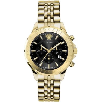 Versace VEV602123 Signature Chronograph Herrenuhr 44mm 5ATM Versace VEV602123 Signature Chronograph Herrenuhr 44mm 5ATM